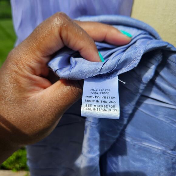 Komarov Beaded V-Neck Charmeuse Maxi Dress - Picture 9 of 10